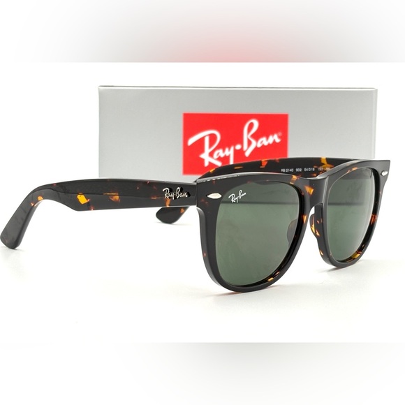 Ray-Ban Wayfarer Sunglasses 54-18-150 Original Classic Tortoise Green RB2140 - Picture 3 of 16